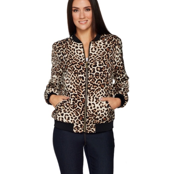 susan graver bomber jacket